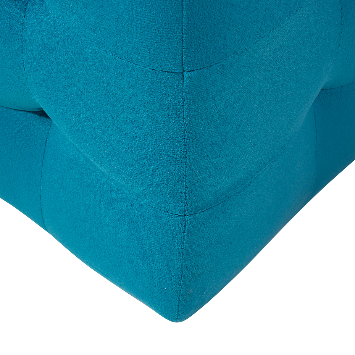 TRUHENBANK Michigan 42/72/40 cm - Türkis, Textil (72/40/42cm) - Beliani
