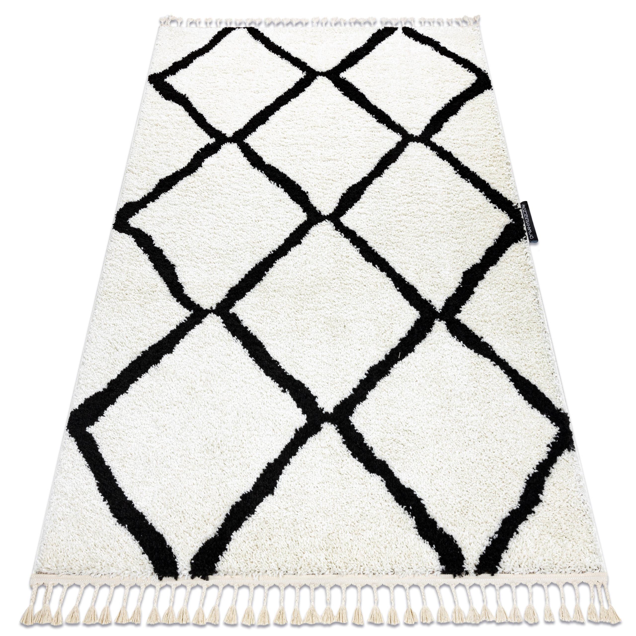 TEPPICH Berber 200/290 cm - Weiß, Textil (200/290cm) - rugsX