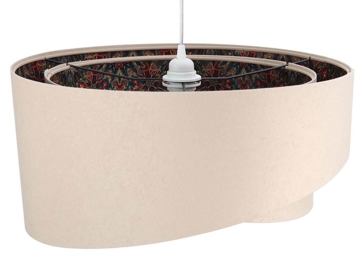 HÄNGELEUCHTE Bunt 50/23 cm - Beige, Kunststoff (50/1.3/23cm) - ONZENO