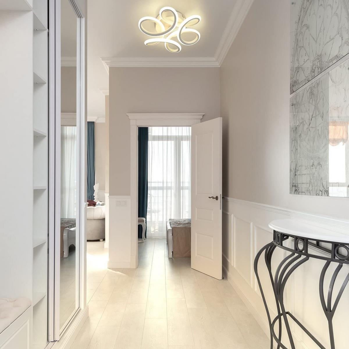 LED-DECKENLEUCHTE Rabenwacht 22.5/8.5/25 cm - Weiß, Metall (25/22.5/8.5cm) - ZMH
