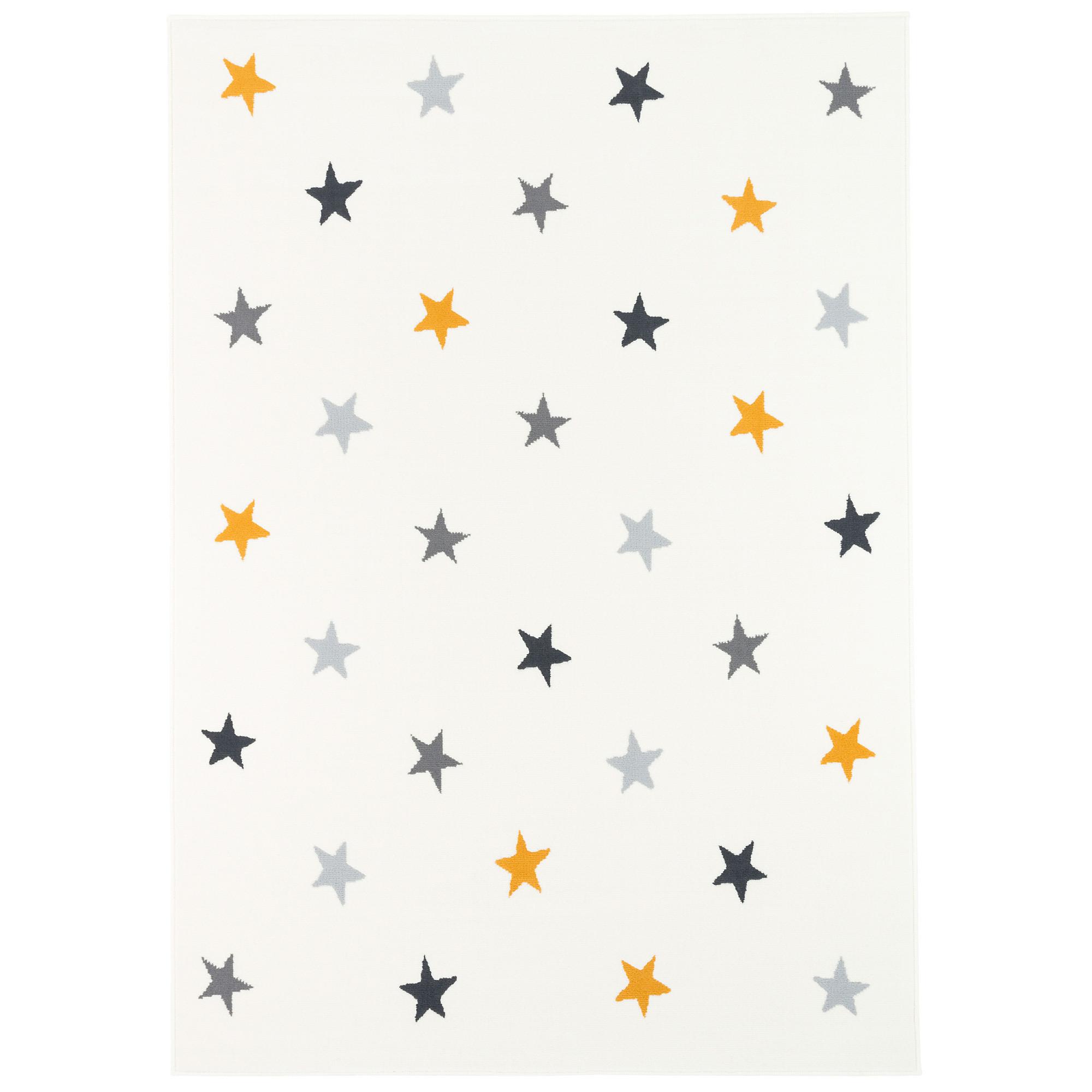 KINDER UND JUGEND TEPPICH TRENDLINE STERNE MIX - Creme, Textil (80/150cm) - Pergamon