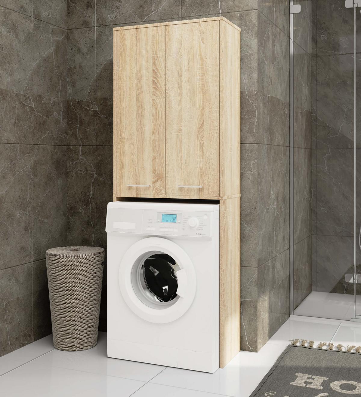 BADKOMMODE Eiche Sonoma 180/64/30 - Sonoma Eiche, Holzwerkstoff (64/180/30cm) - RAUMHIRSCH FURNITURE