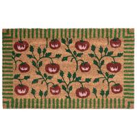 FUSSMATTE Naturfarben 40/60 cm Tomate Kokosfasern Knik - Naturfarben, Textil (40/60cm) - Beliani