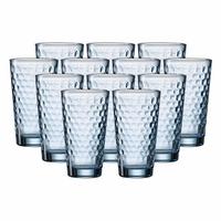 LONGDRINKGLÄSER Favo Blau 400 ml 12er Set - Blau, Glas (0.4L) - Ritzenhoff Breker
