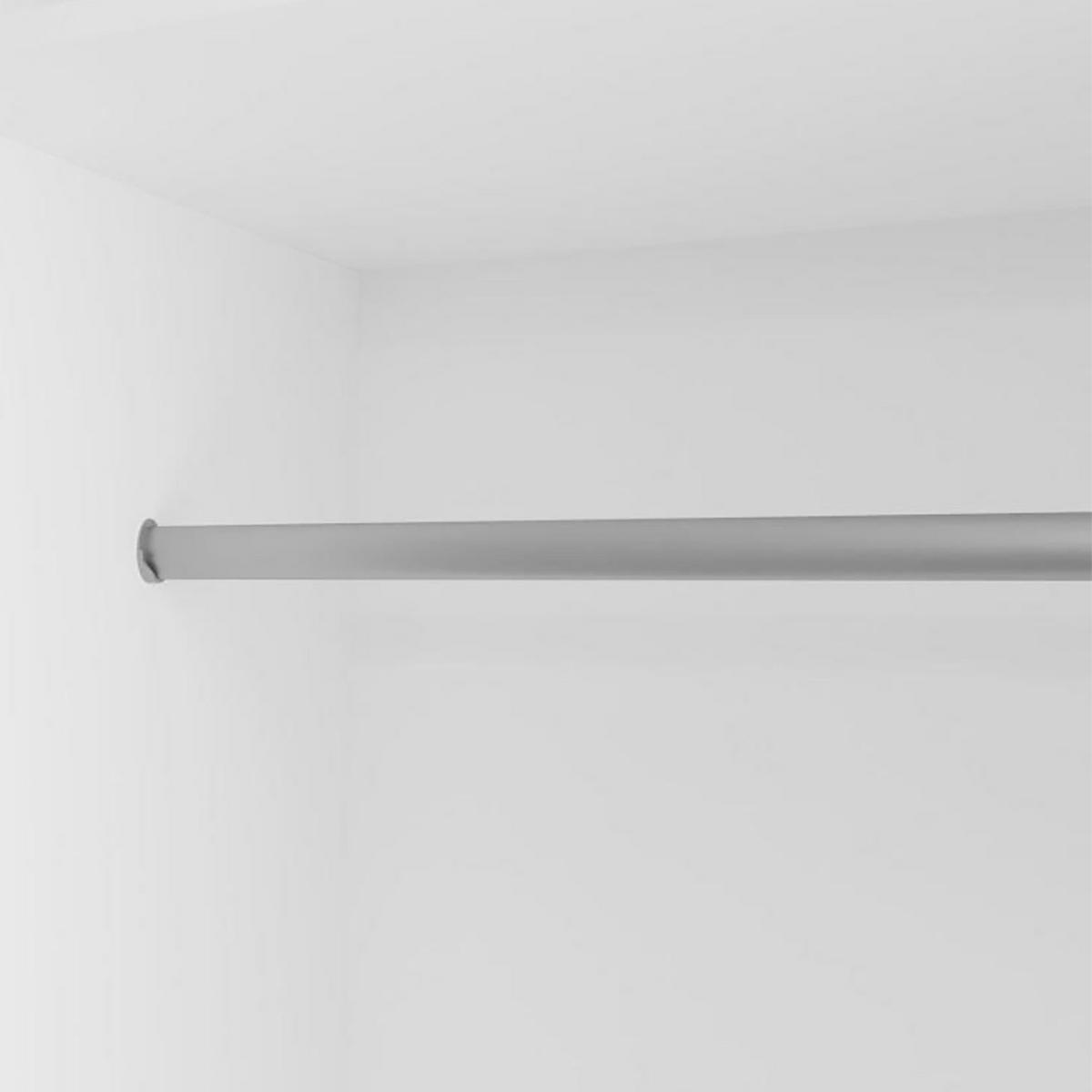 SCHWEBETÜRENSCHRANK Debra mit 2 Türen, 160/216/61 Weiß mit Spiegel - Weiß, Holzwerkstoff (160/216/61cm) - Beautysofa