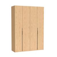 DREHTÜRENSCHRANK ANCONA 170/240/58cm 4-türig Eichefarben - Eichefarben, Holzwerkstoff (170/240/58cm) - MASSENO