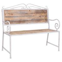 BANK, grau, 114x54x102cm - Grau, Holz (114/102/54cm) - Wanderlust