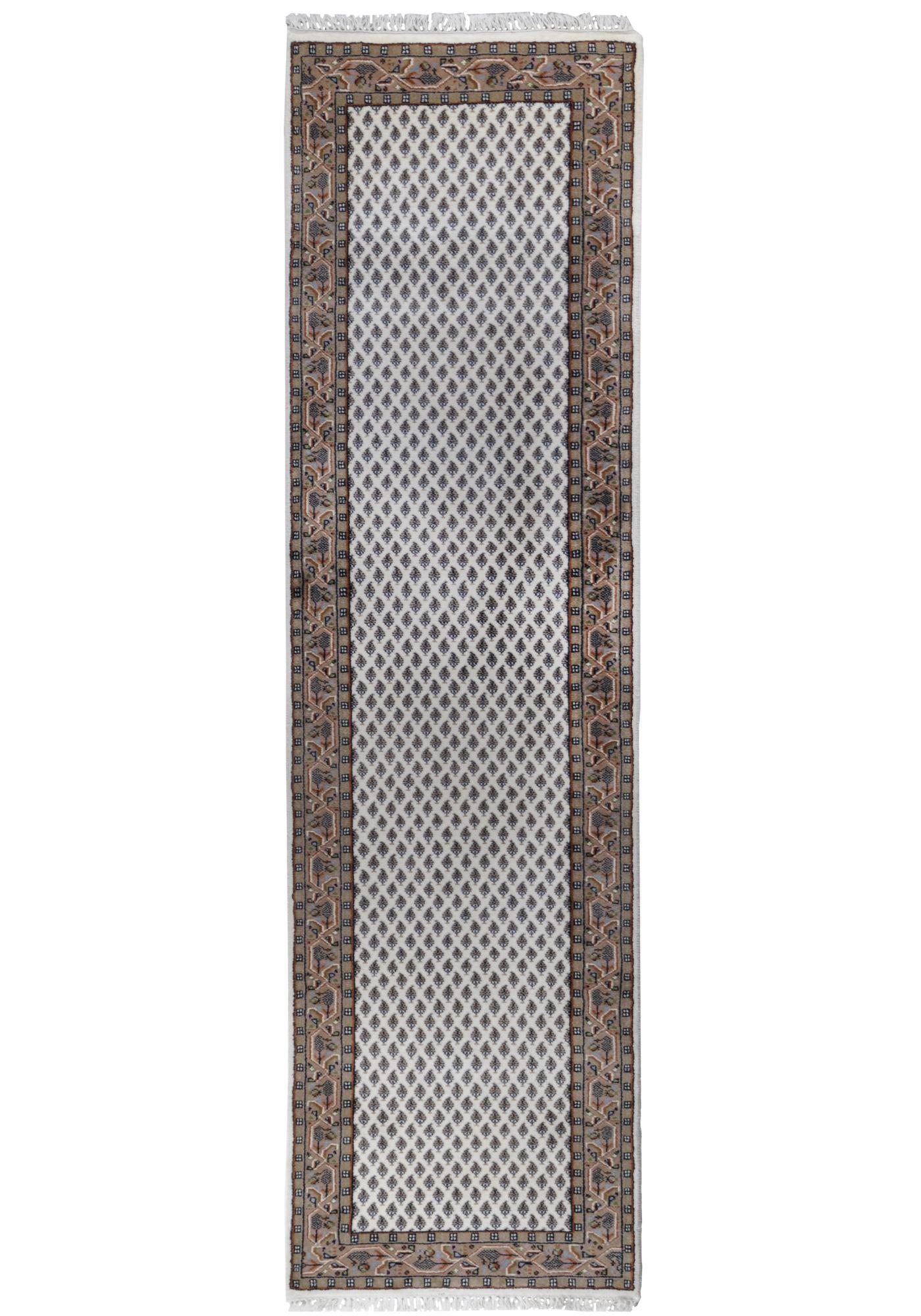 ORIENTTEPPICH Indo Mir, klassisch, strapazierfähig 80x200 cm - Creme, Textil (80/200cm) - Rug and Roll