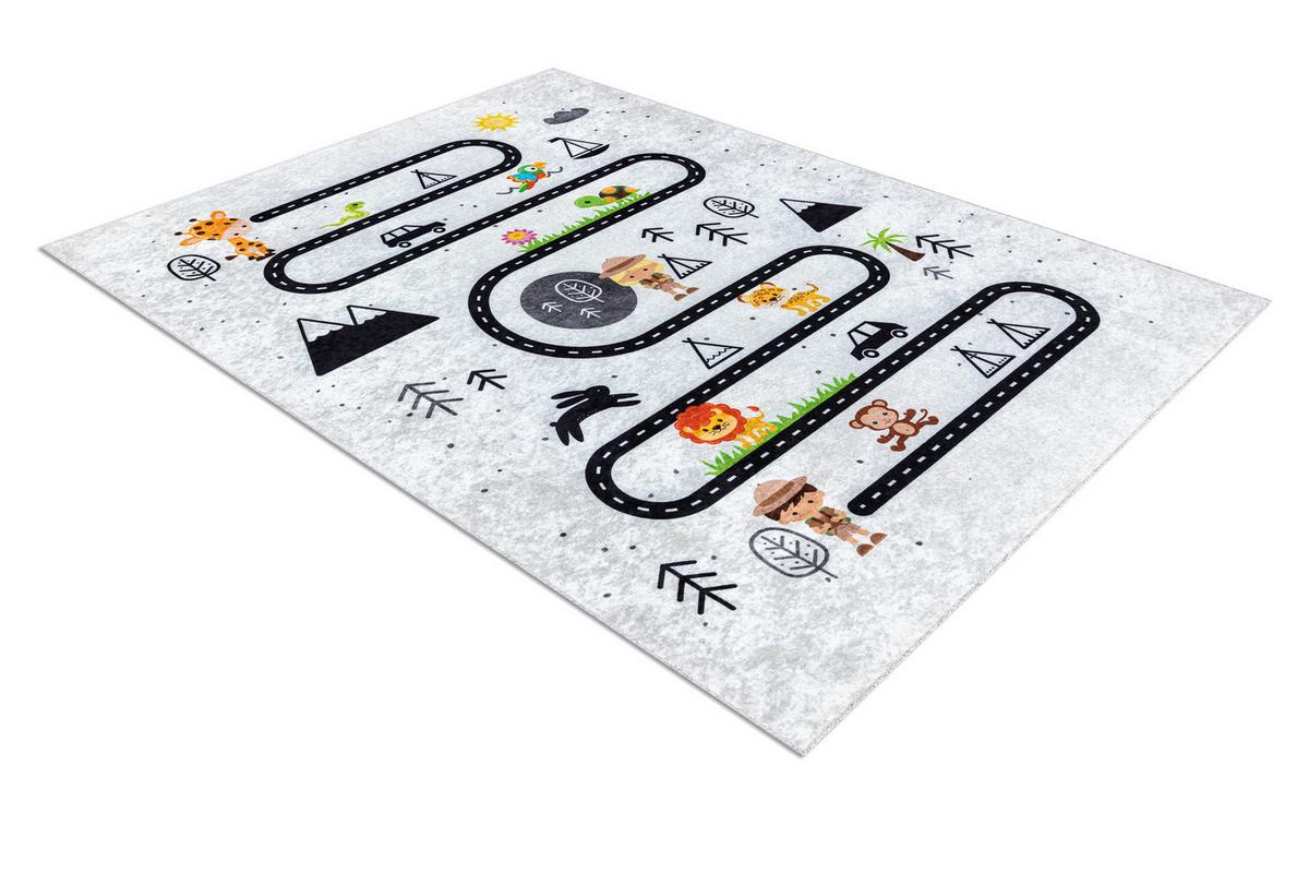 TEPPICH Junior 80/150 cm - Grau, Textil (80/150cm) - rugsX