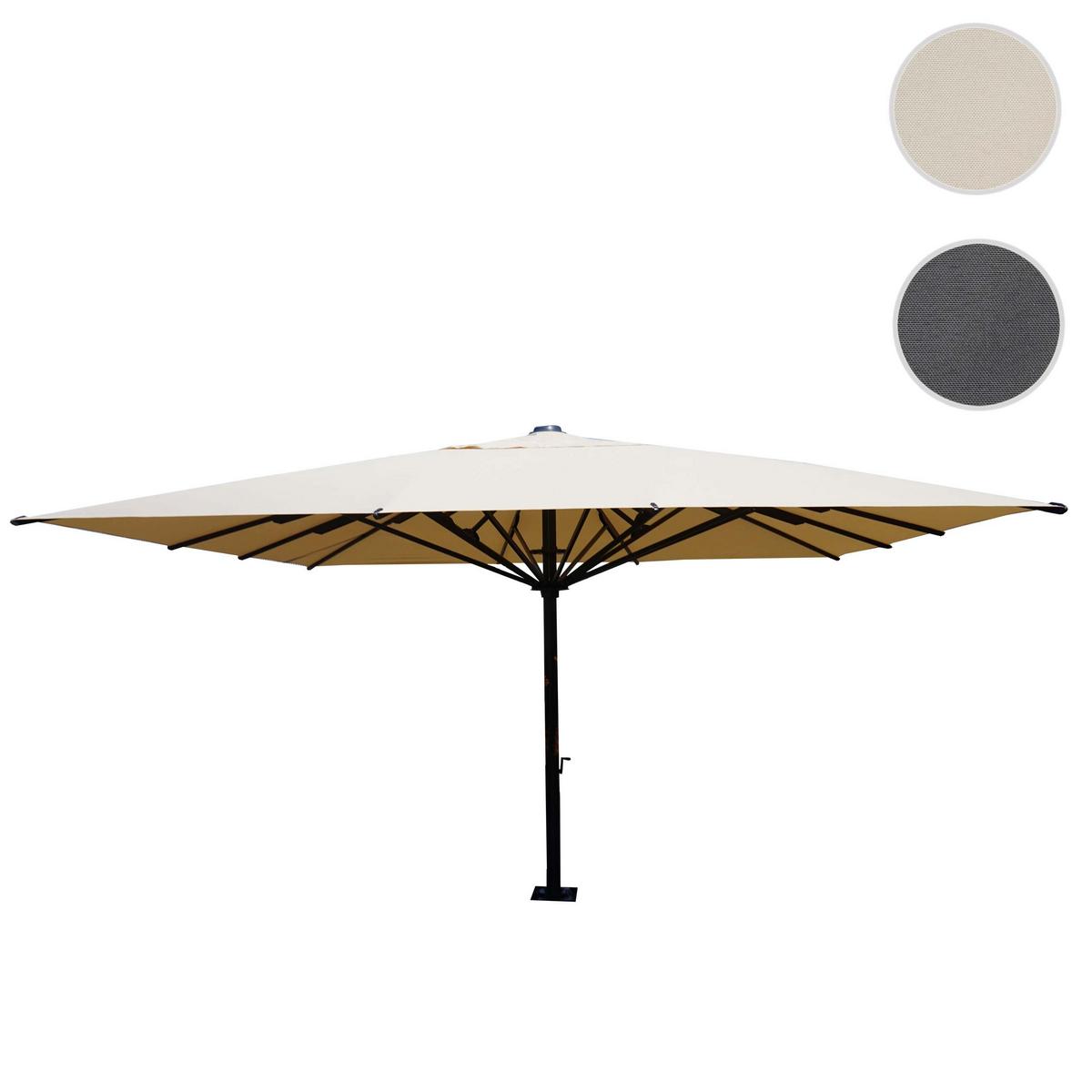 GASTRONOMIE-LUXUS-SONNENSCHIRM Cremeweiß - Weiß, Textil (500/500cm) - MCW
