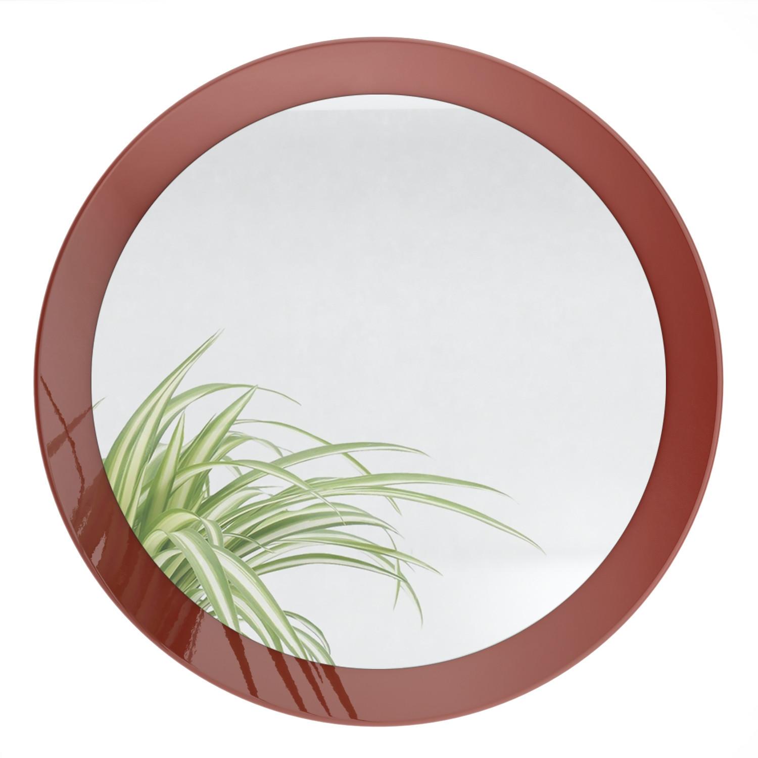 SPIEGEL Globe Bordeaux Hochglanz - Bordeaux, Holzwerkstoff (50/50/2cm) - Vladon