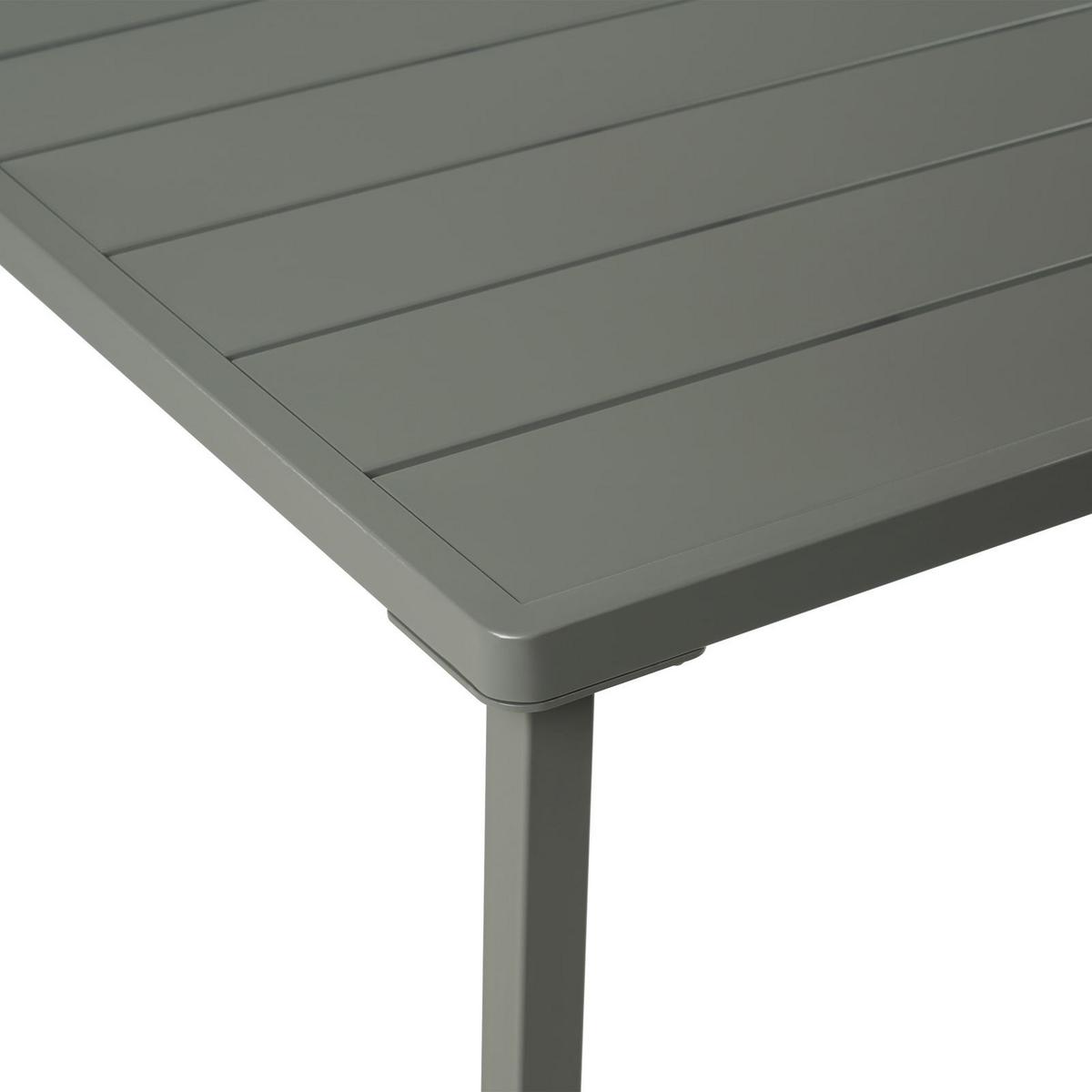 GARTENTISCH AZALEA grau - Grau, Metall (80/140/75cm) - IDIMEX