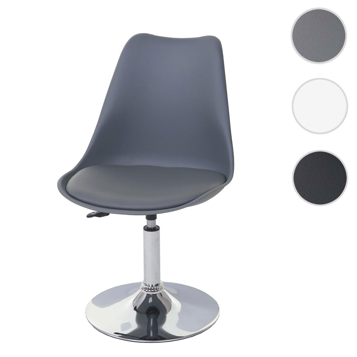 DREHSTUHL Grau - Dunkelgrau/Grau, Textil (48/96/54cm) - MCW
