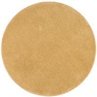 HOCHFLOR SHAGGY TEPPICH PALACE RUND - Currygelb, Textil (100/100cm) - Snapstyle