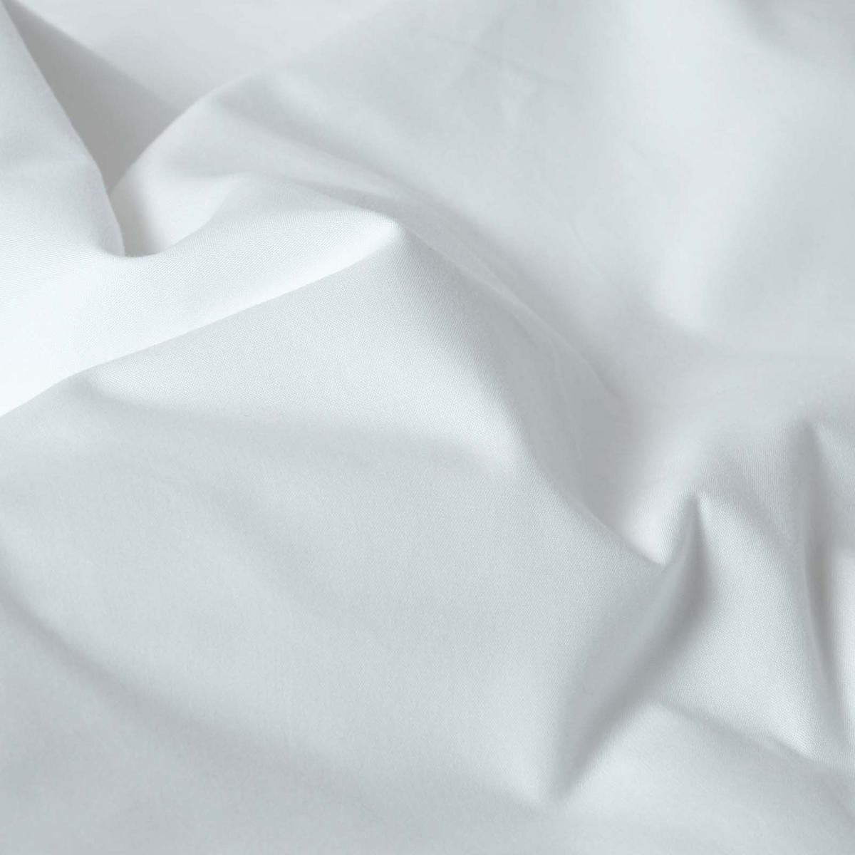 KISSENBEZUG für V-Form-Kissen, Perkal, Fadendichte 200 - Weiß, Textil (38/76cm) - Homescapes