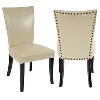 ESSZIMMERSTUHL Beige 2er-Set - Beige/Creme, Textil (50/93/62cm) - MCW