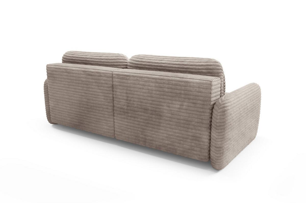 ECKSOFA Simone Mit Schlaffunktion - Braun, Holzwerkstoff/Textil (165/240cm) - Fun Möbel