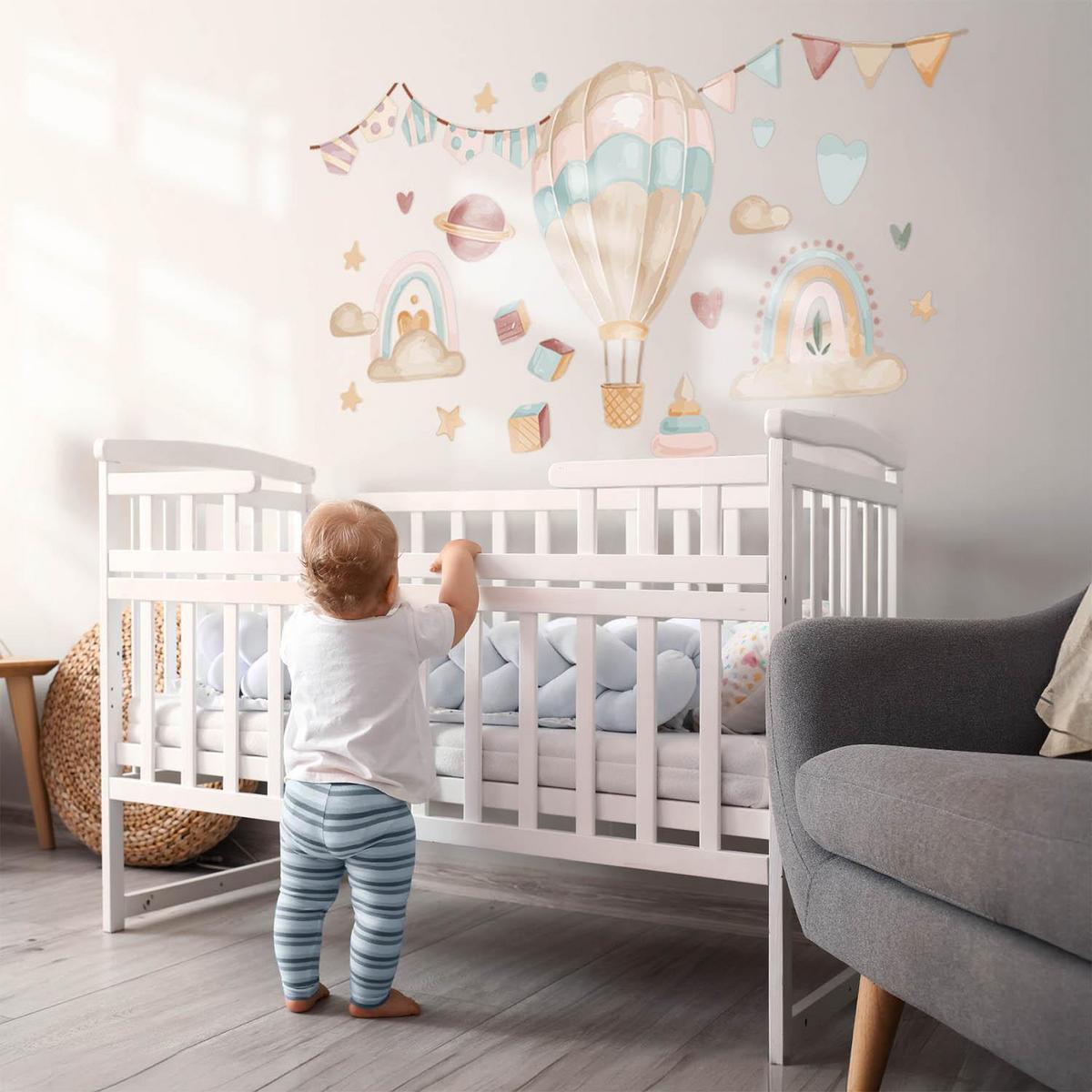 WANDAUFKLEBER 100x141cm - Boho-Dekorationen - Multicolor, Kunststoff (100/141/0.1cm) - Wallfluent