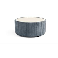 COUCHTISCH LINEO 89 cm Wohnzimmertisch gepolstert Grau - Grau, Holzwerkstoff/Textil (89/89/42cm) - MASSENO