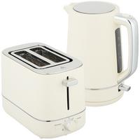KOCHER-TOASTER-SET 2er Set Stahl Kunststoff Beige - Beige, Kunststoff (16/24.3/21.2cm) - HOMCOM