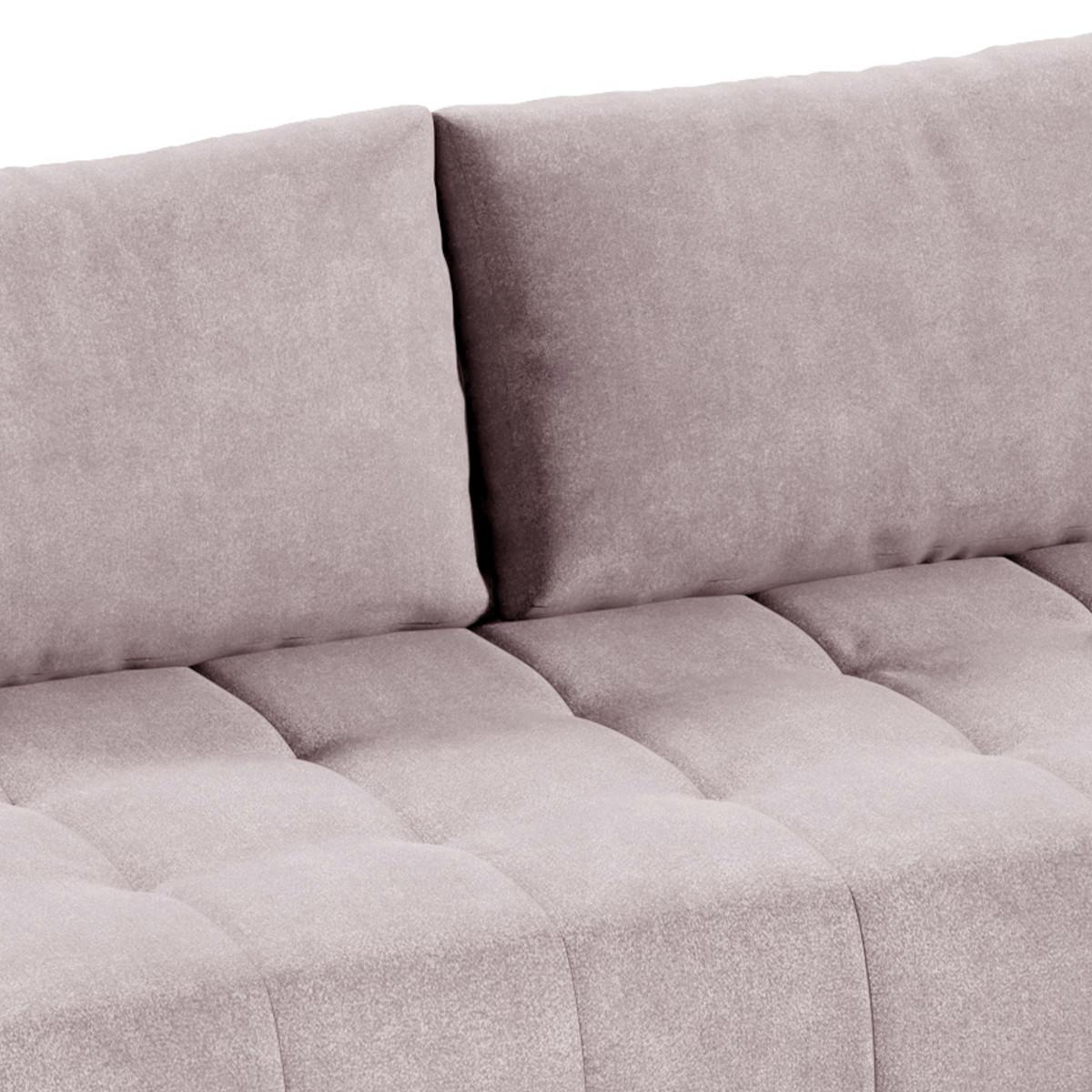 ECKSOFA Jonas 4 Sitzplätze Rose - Pink, Holzwerkstoff (265/185cm) - Petits-meubles