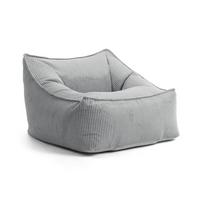 SITZSACK Cord Snug - Grau, Textil (80/60/83cm) - Mokebo