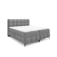 BOXBETT Sophie In Aragon - Grau, Holzwerkstoff/Textil (160/200cm) - Fun Möbel