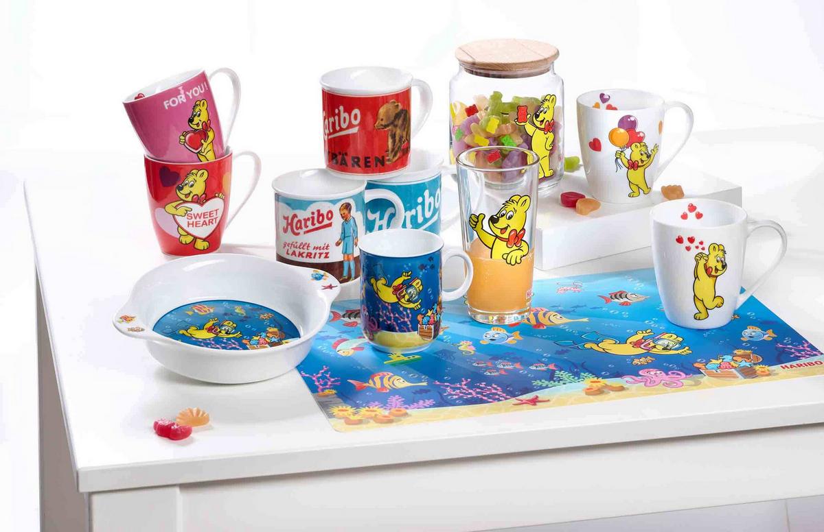 DOSE ALLOVER Haribo bunt ø 12 cm - Multicolor, Glas (12/13/12cm) - Ritzenhoff Breker