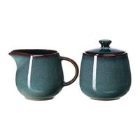 MILCH- & ZUCKER-SET Bali blau 2-tlg. - Blau, Keramik (1/2cm) - Ritzenhoff Breker