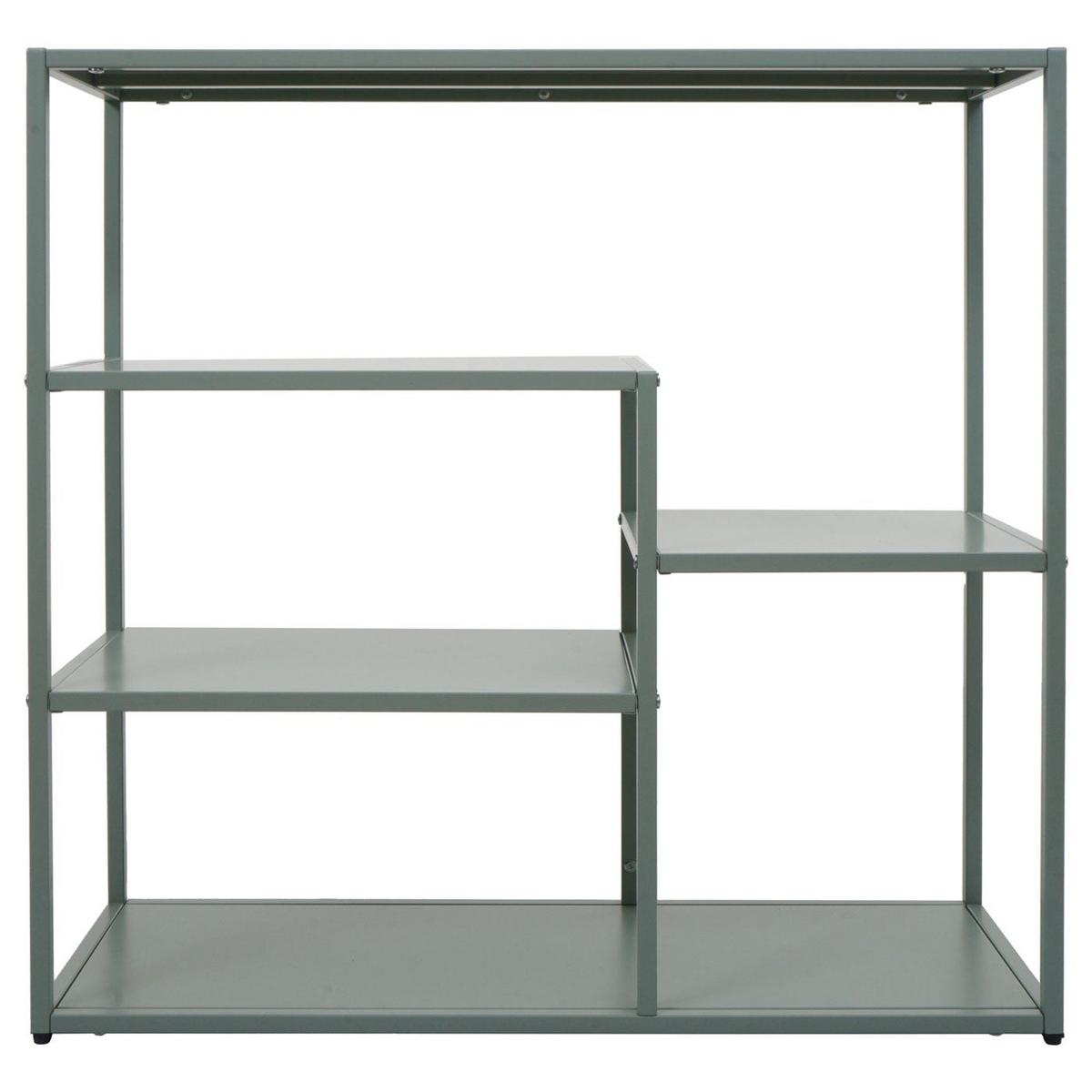 REGAL Grün - Grün, Metall (80/80/30cm) - MCW