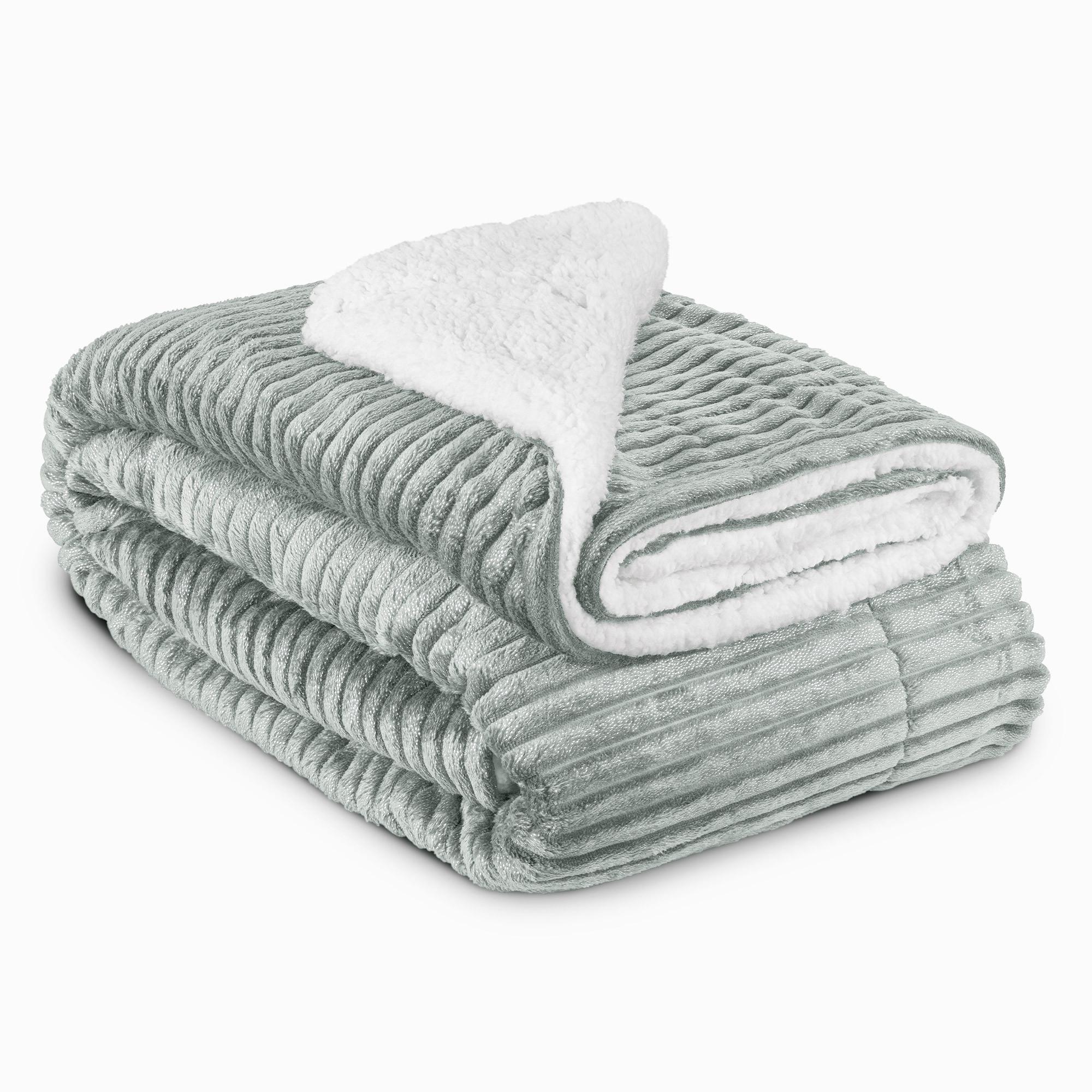 DECKE Elisa 150/200 cm Hellgrau - Grau, Textil (150/200cm) - Beautissu 