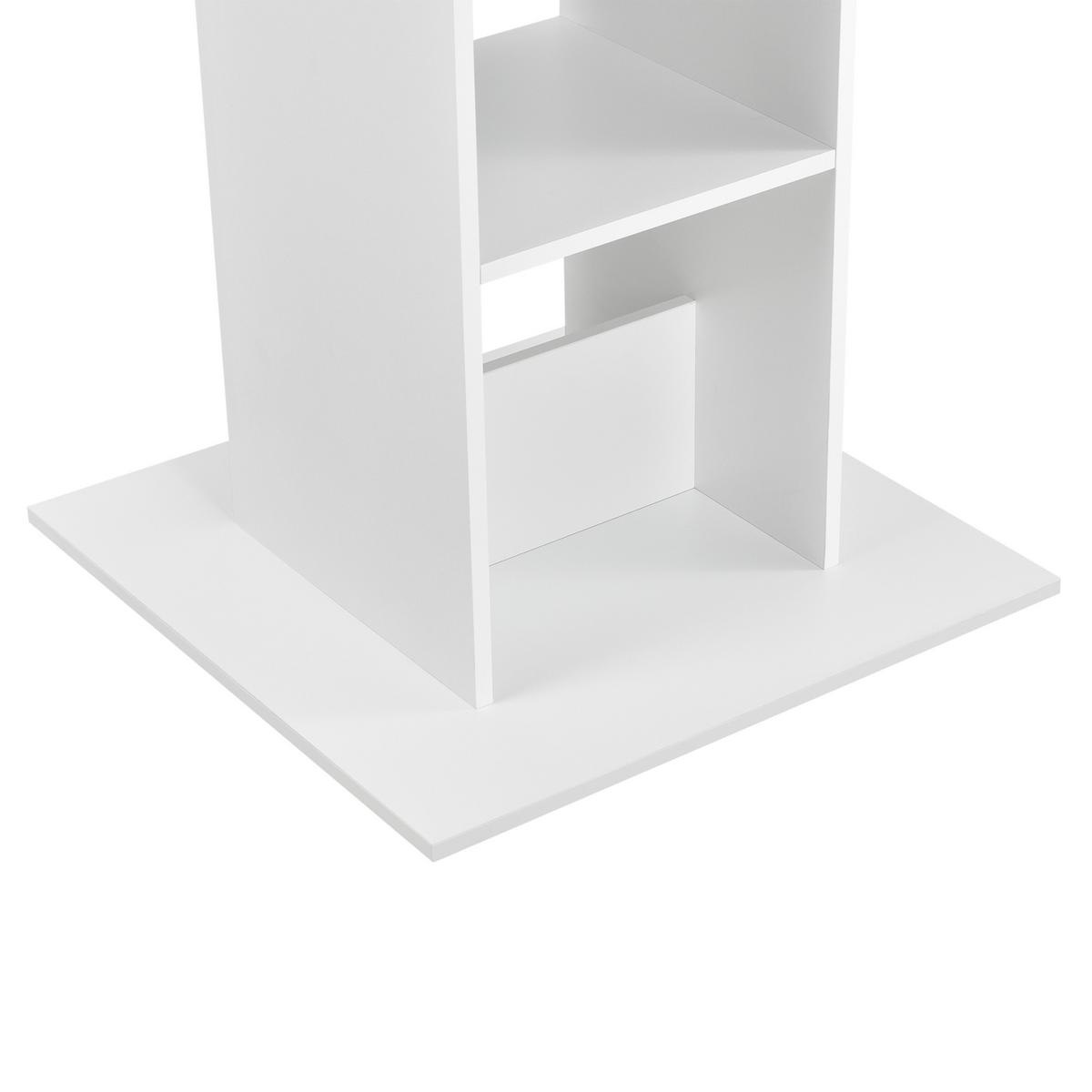 BARTISCH Visby - Weiß, Holzwerkstoff (70/70/110cm) - [en.casa]
