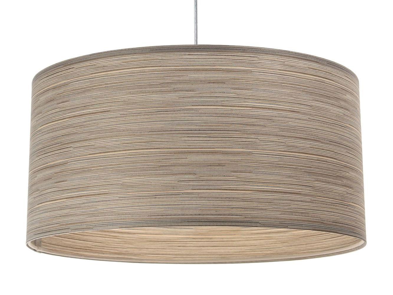 HÄNGELEUCHTE Grau 60/30 cm - Beige/Grau, Kunststoff (60/1/30cm) - ONZENO