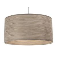 HÄNGELEUCHTE Grau 60/30 cm - Beige/Grau, Kunststoff (60/1/30cm) - ONZENO