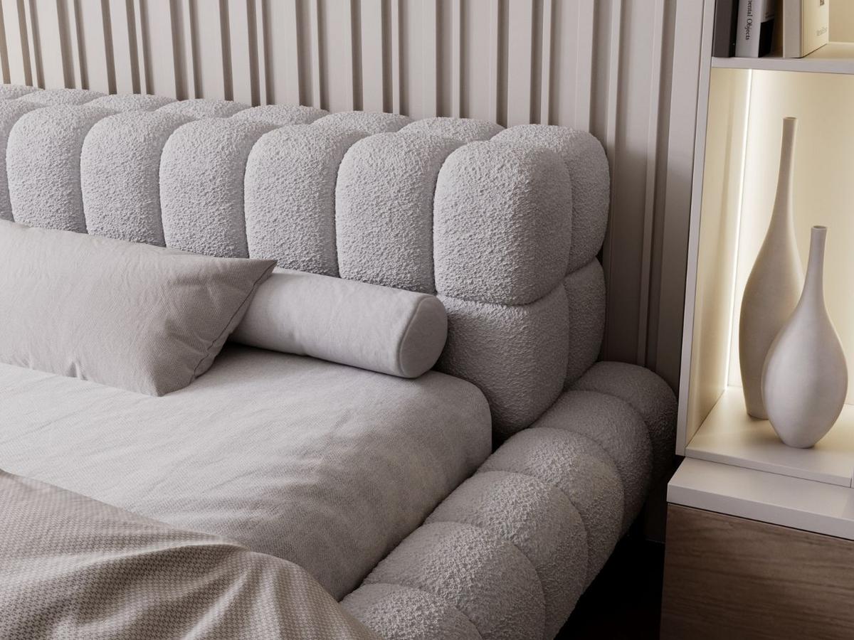 POLSTERBETT Imagine 180x200 Grau - Grau, Textil (180/200cm) - Graingold