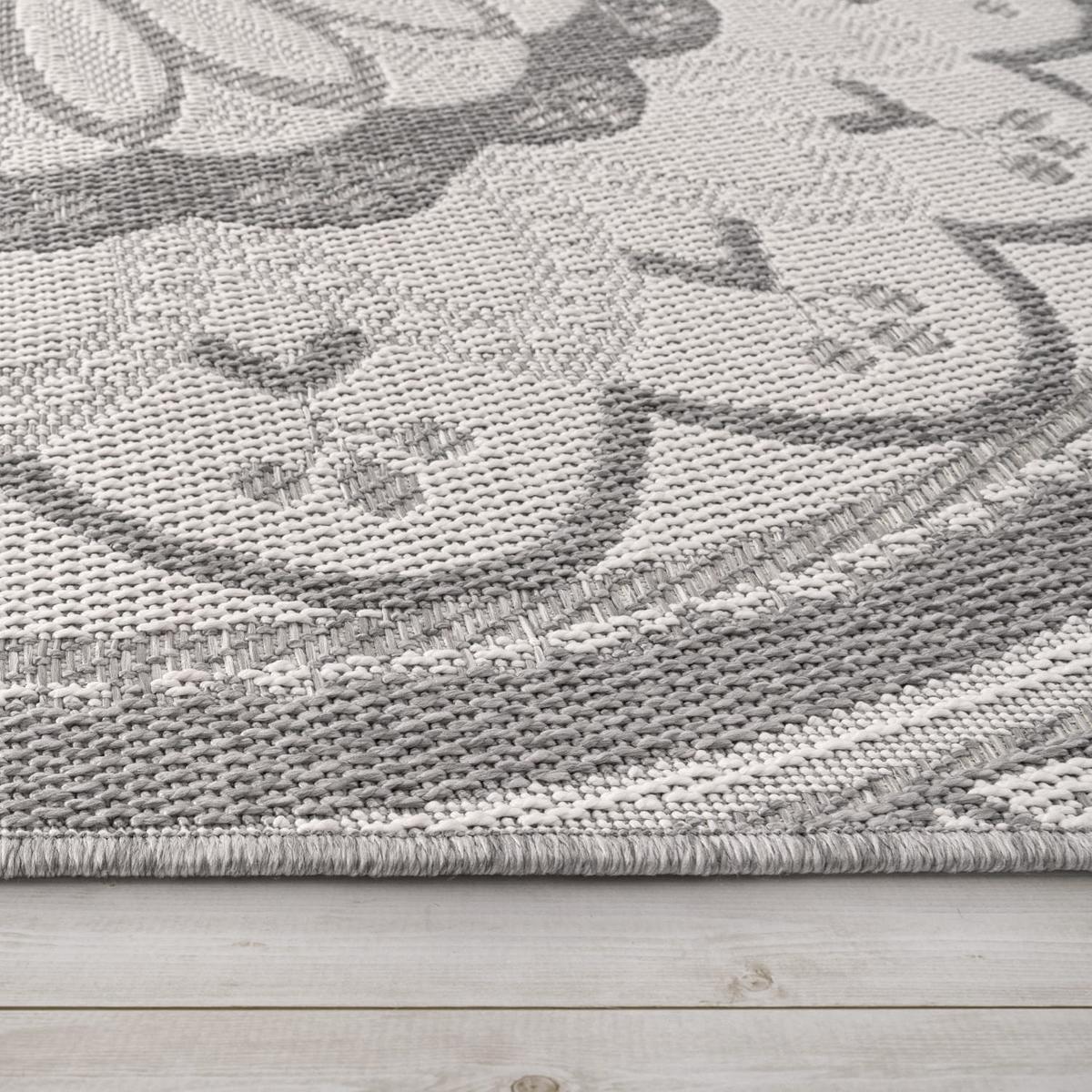 OUTDOORTEPPICH Marokkanisch Grau 60 x 100 cm - Grau, Kunststoff (60/100cm) - TT Home