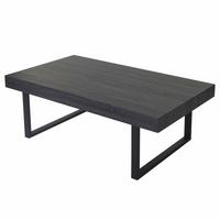 COUCHTISCH rechteck Schwarz - Schwarz, Holz (60/110/40cm) - MCW