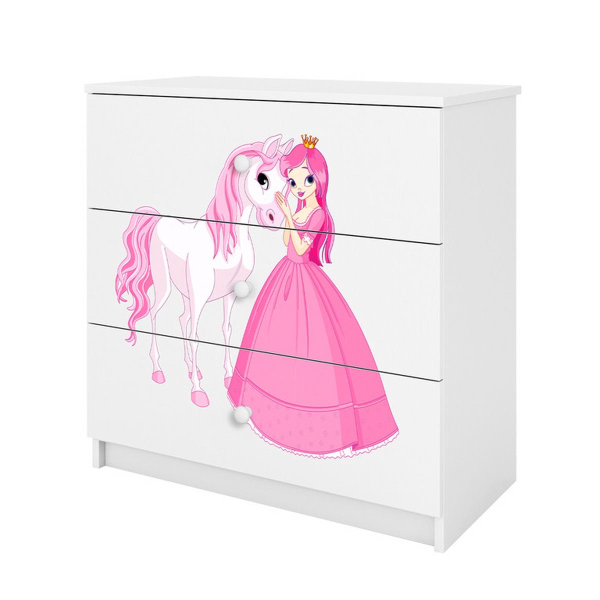 KINDERKOMMODE Weiß - Weiß, Holzwerkstoff (81/80/41cm) - Petits-meubles
