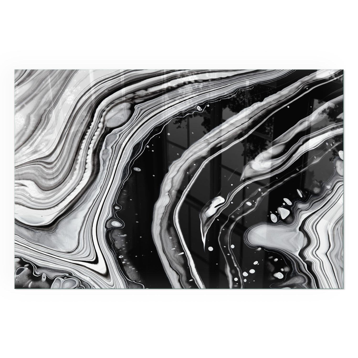 GLASPLATTE für Kamin 60x40 cm - Multicolor, Glas (60/40/0.4cm) - TULUP