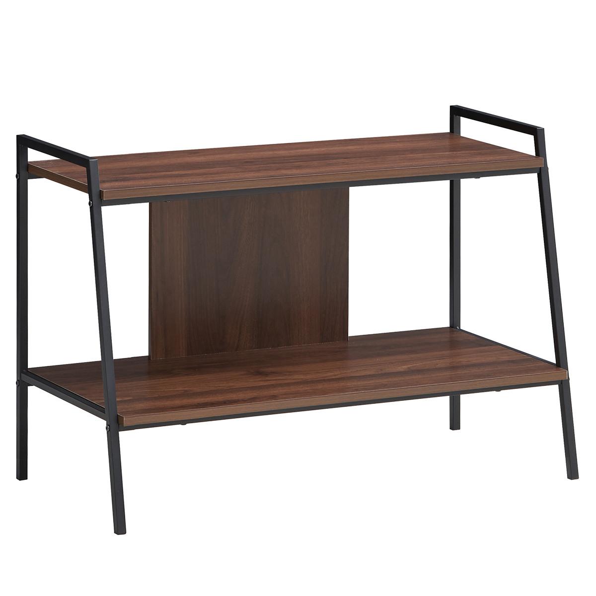 TV-REGAL Braun - Braun, Holz (89/60/43cm) - COSTWAY