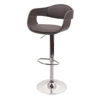 BARHOCKER A47B Grau - Grau, Textil (49/107/49cm) - MCW