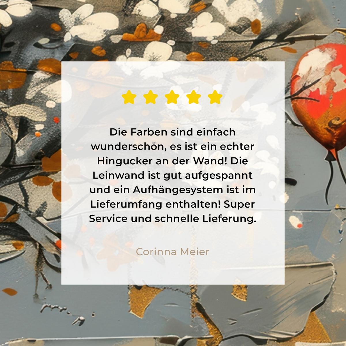 LEINWANDBILD Baum - Graffiti - Banksy-Stil - Ballon-Mädchen Deko Wohnzimmer 20x20 cm - Blaugrau, Textil (20/20cm) - MuchoWow