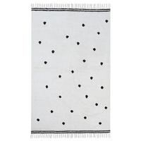 KINDERTEPPICH Laza 200/140 cm - Weiß, Textil (140/200cm) - Beliani