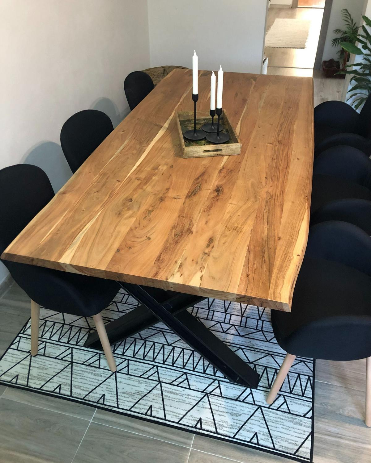 KURZFLOR-TEPPICH Keban 200/140 cm - Schwarz, Kunststoff (140/200cm) - Beliani