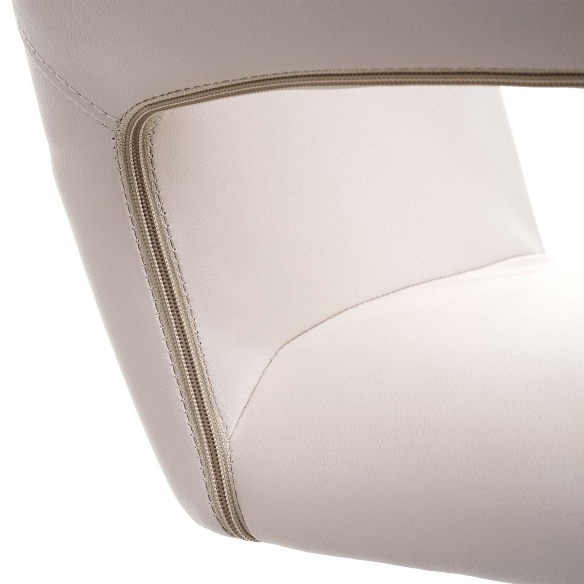 ESSZIMMERSTUHL Schwarz - Creme/Schwarz, Textil (65/89/65cm) - MCW