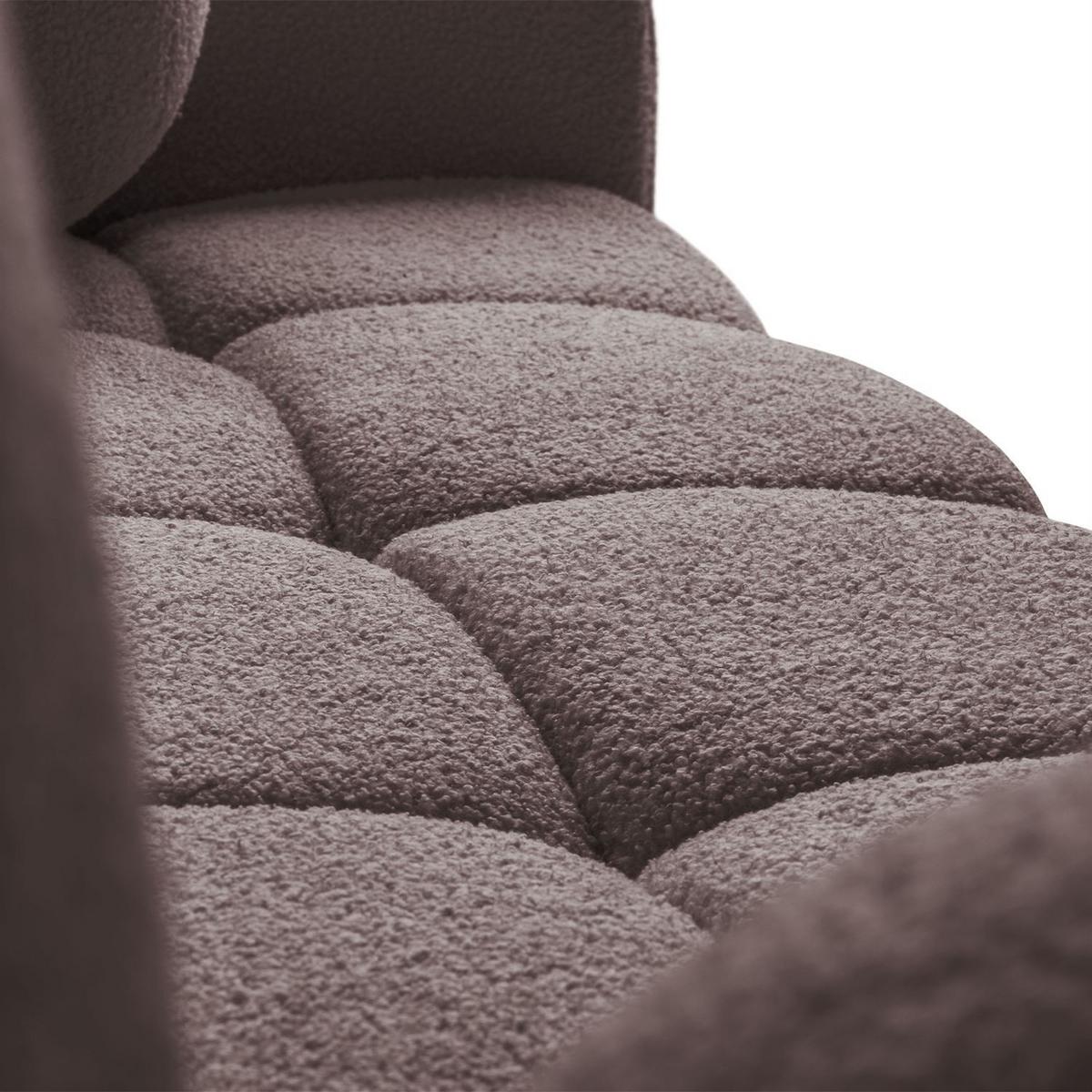 SCHLAFSOFA Morena, zweisitzig, mit Schlaffunktion, Quelle 21 - Braun, Textil (207/90/90cm) - Lookway