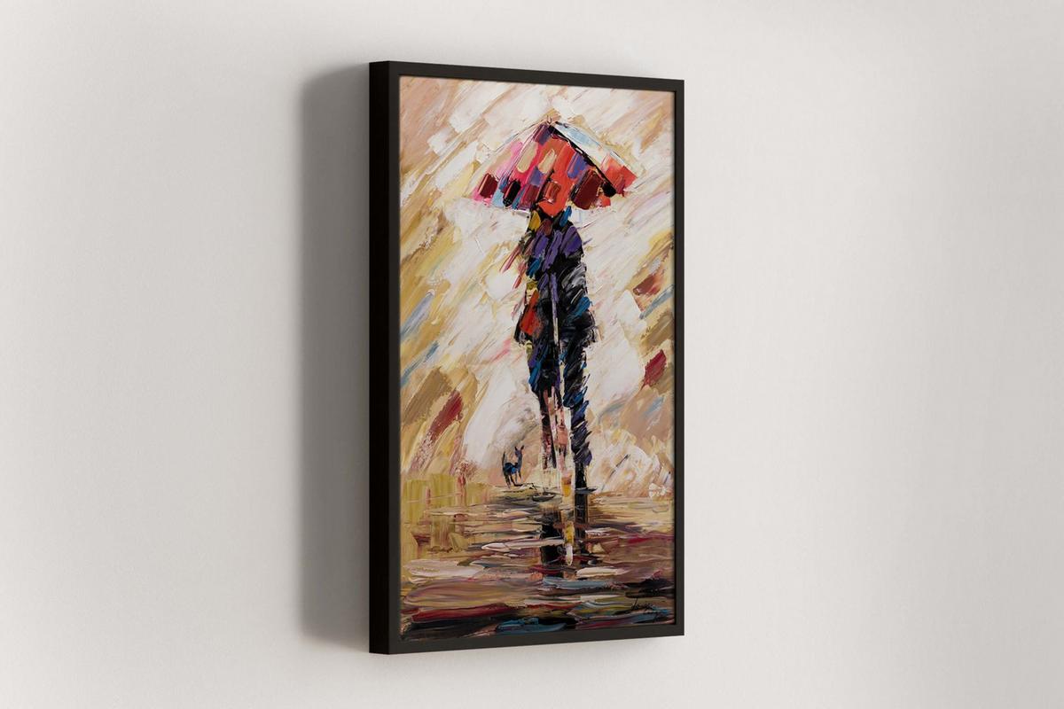 ACRYLBILD HANDGEMALT 60/90 cm - Multicolor, Holz/Textil (60/90cm) - KUNSTLOFT