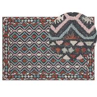 KURZFLOR-TEPPICH Haymana 200/140 cm - Multicolor, Textil (140/200cm) - Beliani