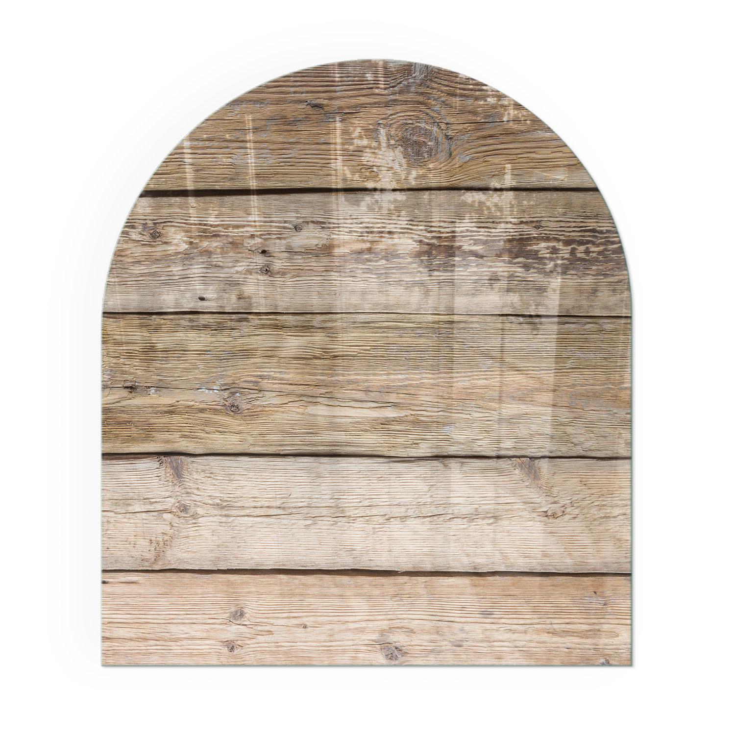 GLASPLATTE für Kamin 80x70 cm - Beige, Glas (80/70/0.4cm) - TULUP