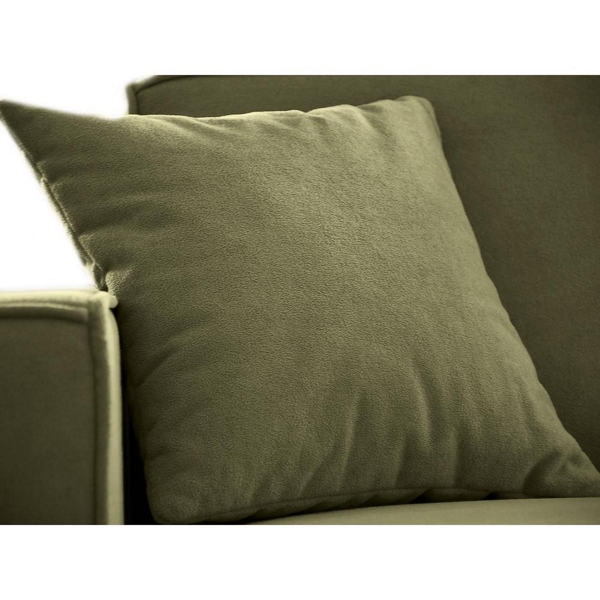 ECKSOFA ohne Schlaffunktion Pedro L hellgrün links - Schwarz/Hellgrün, Kunststoff/Textil (267/170cm) - Beautysofa